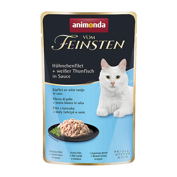 アニモンダ 猫 フォムファインステン パウチ アダルト チキンフィレ・ホワイトツナ 50g ウェットフード ネコポス可能