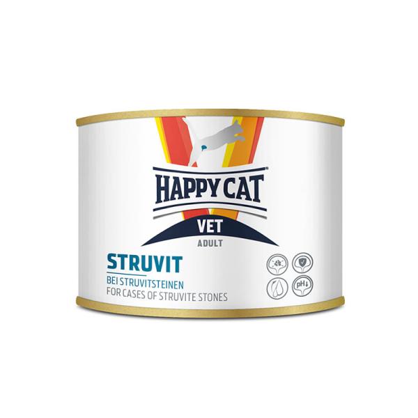 ハッピーキャット 猫 VET ストルバイト 尿石ケア ウェット缶 200g 療法食 缶詰