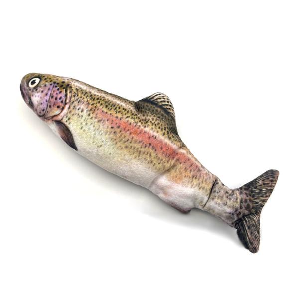 ダンシング フィッシュ ニジマス 猫用品 猫じゃらし おもちゃ 貝沼産業