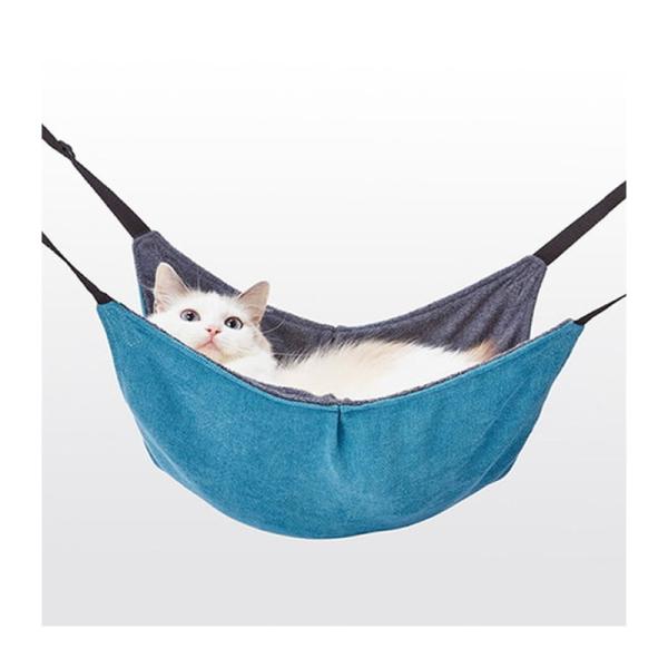 他サイト： Add Mate 包まれにゃんモック ターコイズ 猫用品 ハンモック ペティオの商品画像