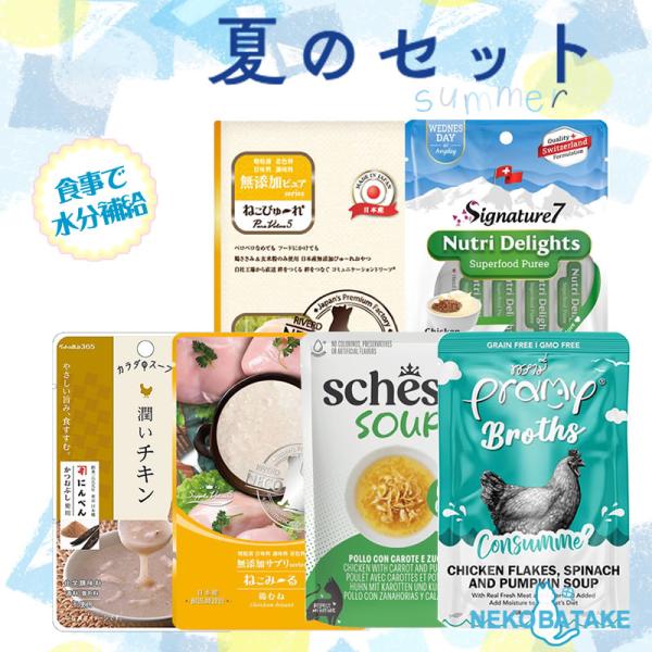 夏のセット 美味しく水分と栄養補給 チキン味 猫用 お得 お試し 水分補給 キャットフード