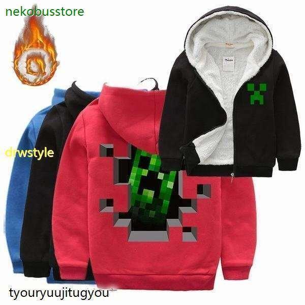 パーカーマインクラフト Minecraft クリーパー トップス アウター 子供服 裏起毛 秋冬 厚手 キッズ ジュニア cpl ねこバスストア 通販 Yahoo ショッピング