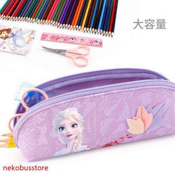Disney ディズニー 雪の女王 エルサ ペンケース 筆箱 ペンポーチ 文房具 大容量 ブランド 女の子 jbx ねこバスストア 通販 Yahoo ショッピング