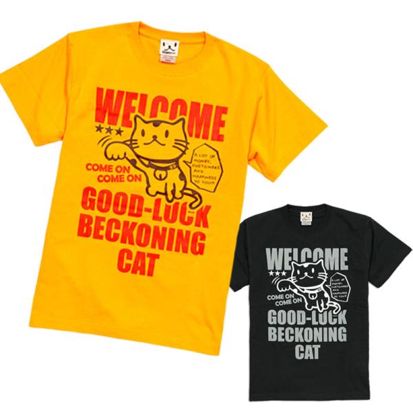 SCOPY Tシャツ　BECKONING CAT スコーピー 猫のTシャツ 猫グッズ 猫雑貨 猫 ねこ ネコ