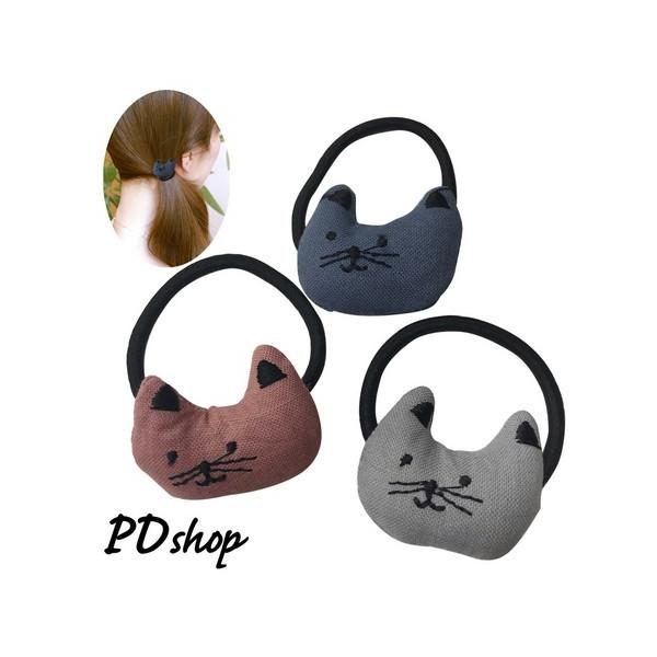 猫雑貨 ヘアゴム ネコ顔刺繍 ヘアゴム Buyee Buyee Japanese Proxy Service Buy From Japan Bot Online