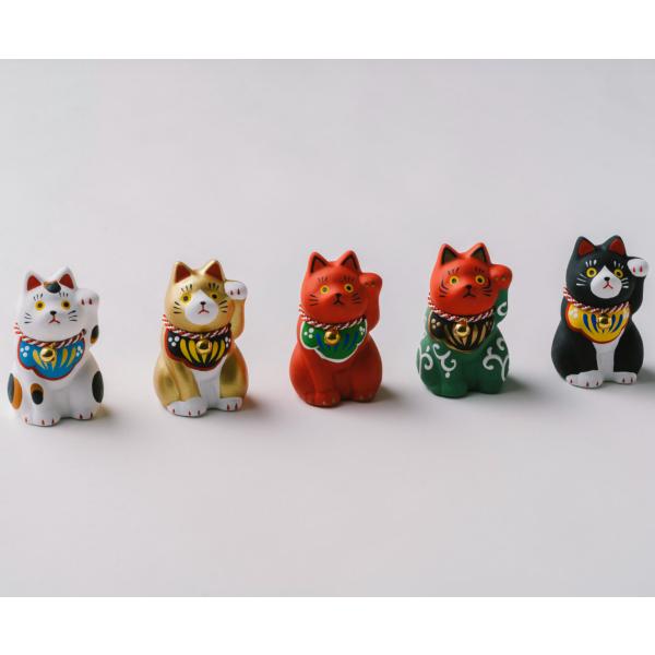 瀬戸焼　民芸招猫/金運商売繁盛 招き猫の置物招福置物 和の縁起物  プレゼント 贈り物 クラフトマンハウス