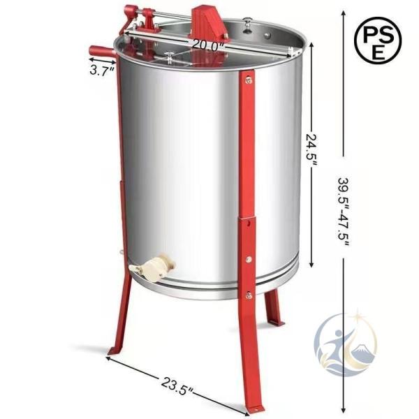 ハニースピナー 遠心分離機 はちみつ 蜂蜜分離器 手動 蜂蜜 養蜂機械 感動人生 蜂蜜抽出機 養蜂用 器具 ステンレス製 2フレーム 濾過器 蜂蜜抽出器 蜜こし器