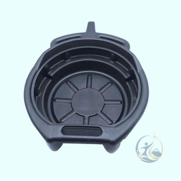10L オイル ドレン パン 廃油エンジン コレクター タンク ギア ボックス 感動人生 トリ ップ トレイ 修理修復車の燃料液交換ガレージツール用 ブラック 北欧