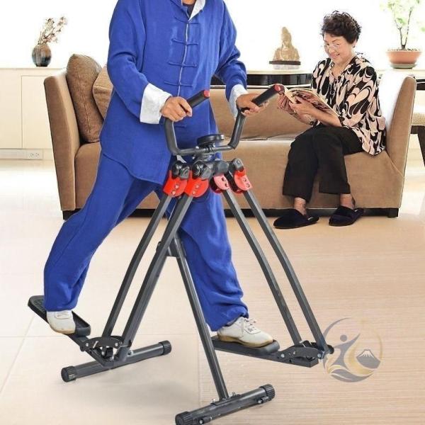 家庭用クロストレーナー静音エリプティカルバイク垂直および水平方向の動 感動人生 き150kgの耐荷重滑り止めハンドルヘビーメタルフレーム高齢者の 車用