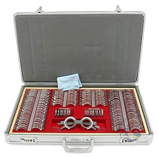 検眼用 トライアルレンズセット ケース付き Rodenstock付属品あり 中古 266個の光学トライアルレンズセット検眼トライアルレンズセットケース
