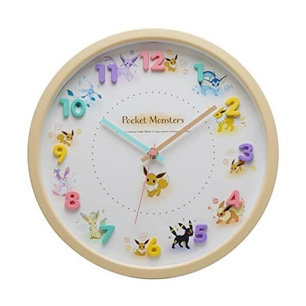 大人気「ポケットモンスター」人気のアイコンクロック！！連続秒針数字は立体仕様時計を見るのが楽しくなるような文字盤カラフルなカラーでお部屋のインテリアのアクセントにもなりそうなデザイン時計を覚え始めたお子様のお部屋にもピッタリ♪単3電池×1本...