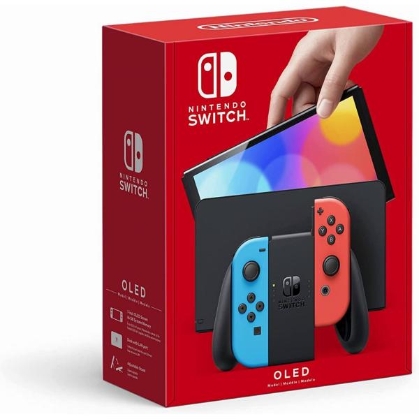 新品 Nintendo Switch（有機ELモデル） Joy-Con(L) ネオンブルー/(R