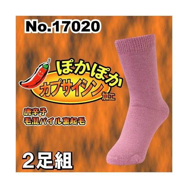 婦人アクリルカプサイシン裏起毛靴下 先丸 2足組 レディース No 170 Shinyei 0353 ひろしまど真ん中市場 通販 Yahoo ショッピング