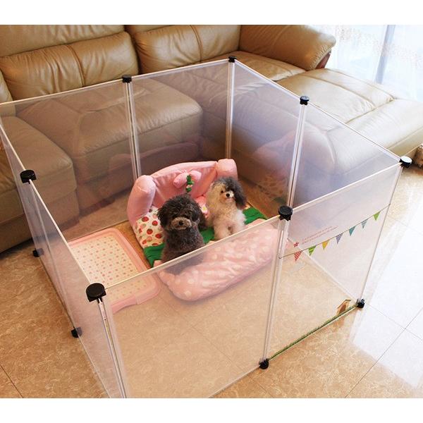 送料無料 ペットサークル ペットフェンスmサイズ 8枚組 ペットケージ ペットフェンス ペット用ゲート 犬 室内 Petfence Nenett 通販 Yahoo ショッピング