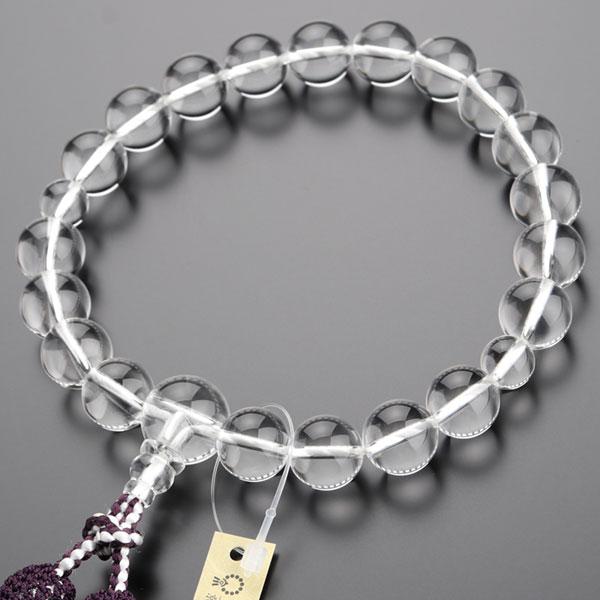 すべての宗派のお客様にお使い頂ける男性用のお数珠でございます。素材は、丁寧に磨き上げた本水晶でございます。濁りがなく、玉艶、透明度が非常に美しい、上質の本水晶を使用しております。また、お数珠のサイズは、当店おすすめの20玉サイズで、高級感が...