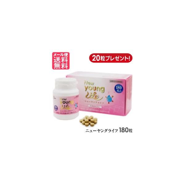 【メール便送料無料】 NEWヤングライフ ECME 低分子ヒアルロン酸 N-アセチルグルコサミンニューヤングライフ 180粒+20粒 ECM・E 低分子ヒアルロン酸 健康食品 サプリメント栄養機能食品(ビタミンB1、ビタミンB6、ビタミンB...