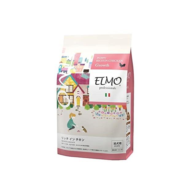 他サイト： 【幼犬 子犬用 イタリア製ドッグフード 800g】ELMO エルモ パピー Rich in CHICKEN リッチ イン チキン プロフェッショナーレ 800g ドライフード ペの商品画像