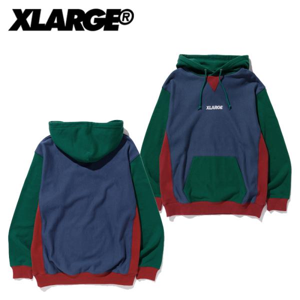 エクストララージ X-LARGE PANELED PULLOVER HOODED SWEAT プルオーバーパーカー スウェット メンズ 101203012002 XLARGE（エクストラ ラージ） 【並行輸入】エクストララージ X-LARGE