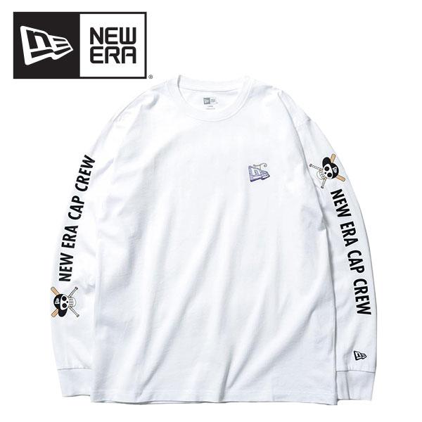 ニューエラ New Era 長袖 コットン Tシャツ One Piece ワンピース 悪魔の実 フラッグロゴ New Era Cap Crew White 長袖tシャツ 男性用 Neo Globe Yahoo 店 通販 Yahoo ショッピング