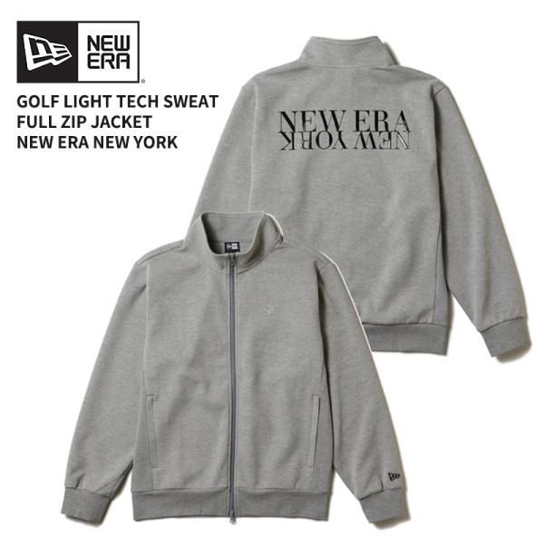 ニューエラ ゴルフ ライトテックスウェットフルジップジャケット グレー L NEW ERA ニューエラ メンズ ライトテック スウェット フルジップ
