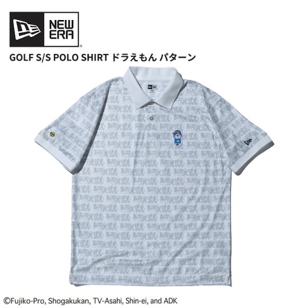 NEW ERA（ニューエラ） 半袖 ポロシャツ メンズ ドラえもん パターン