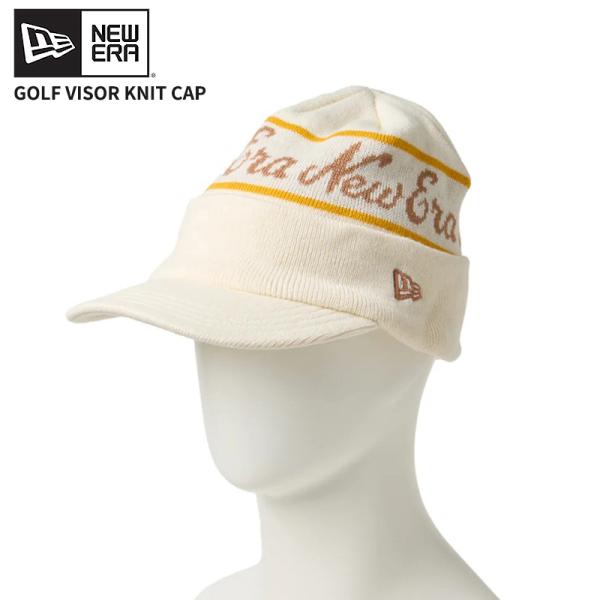 【ポイント5倍 国内正規品】検索キーワード：ニューエラ New Era ニット帽 ニットキャップ バイザー付きキャップ ゴルフウェア メンズ レディース ユニセックス 秋冬 防寒 保温 帽子 おしゃれ シンプル 無地 杢 ヘザー ゴルフ ス...