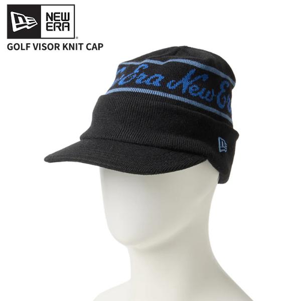 【ポイント5倍 国内正規品】検索キーワード：ニューエラ New Era ニット帽 ニットキャップ バイザー付きキャップ ゴルフウェア メンズ レディース ユニセックス 秋冬 防寒 保温 帽子 おしゃれ シンプル 無地 杢 ヘザー ゴルフ ス...