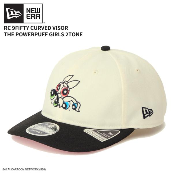 【ポイント5倍 国内正規品】検索キーワード：ニューエラ NEWERA 9FIFTY キャップ パワーパフガールズ コラボ ロープロ ツートン 浅め 帽子 スナップバック ストリート カジュアル ユニセックス アニメ キャラクター 刺繍 コー...