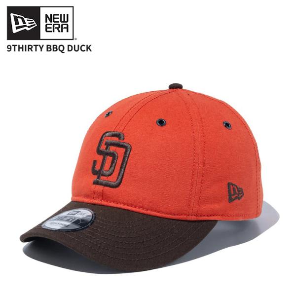 ニューエラ メンズ キャップ 帽子 レディース NEW ERA 9THIRTY BBQ DUCK サンディエゴ・パドレス バーントオレンジ/ライトブロンズ 15206590