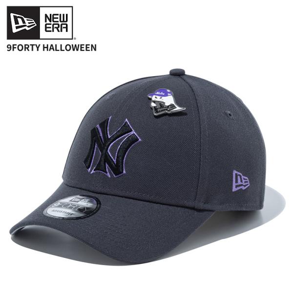 ニューエラ MLB ハロウィーン キャップ メンズ NEW ERA 9FORTY Halloween ニューヨーク・ヤンキース グラファイト/グレー 帽子 15229096