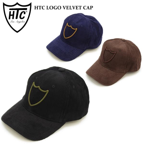 【並行輸入】エイチティーシー ハリウッドトレーディングカンパニー HTC HTC LOGO VELVET CAP ロゴ コーデュロイ キャップ ヨーロッパライン