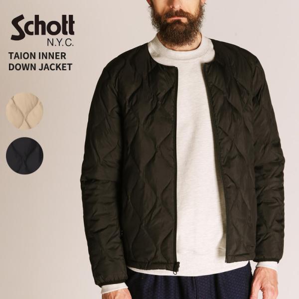 Schott N.Y.C（ショット） ショット×タイオン メンズ インナーダウン