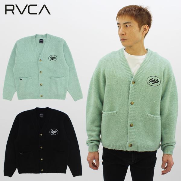 RVCA ルーカ WORK SCRIPT CARDIGAN bc042-090 メンズ ニット