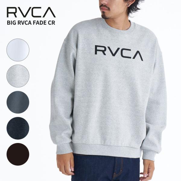 ルーカ メンズ スウェット RVCA   ビッグ ルーカ フェード クルー BIG RVCA FADE CR BF042002