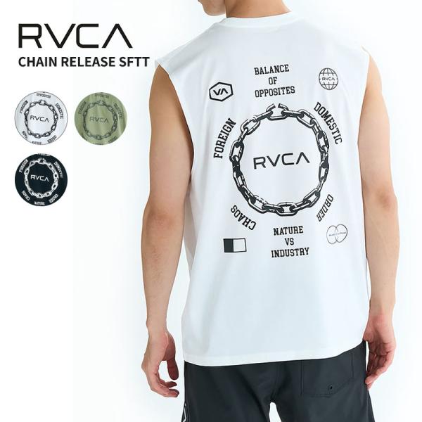 RVCA ルーカ メンズ ノースリーブ ラッシュガード CHAIN RELEASE