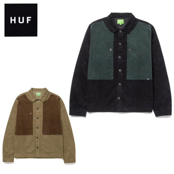 ハフ HUF MARINA BOX OVERSHIRT オーバーシャツジャケット アウター 男性 メンズ bu00167 HUF（ハフ） 【並行輸入】ハフ HUF MARINA BOX OVERSHIRT オーバー