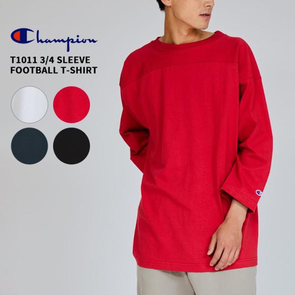 Champion T1011 フットボール3/4 スリーブ T PENN 新品 Champion (チャンピオン) 【T1011】 ヘビーウエイト 3/4