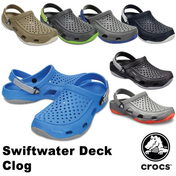 crocs swiftwater deck clog