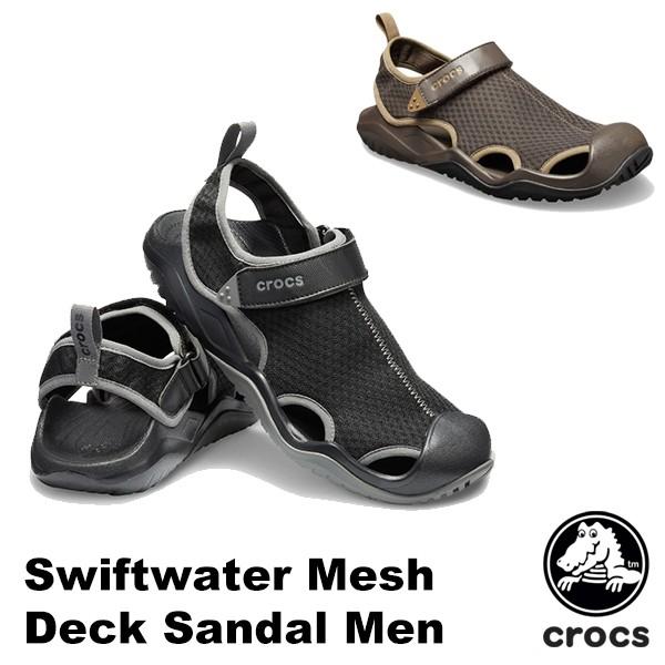 crocs swiftwater deck sandal