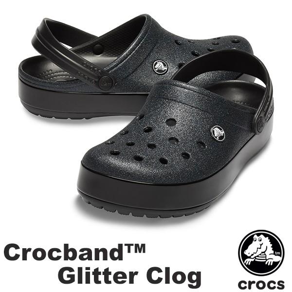 crocs glitter clog