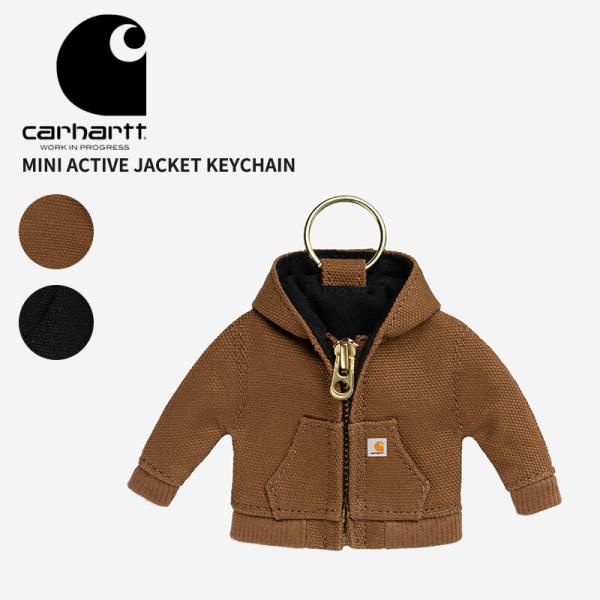 カーハート ダブリューアイピー ジャケット型キーホルダー  Carhartt WIP ミニ アクティブ ジャケット キーチェーン I036419 冬 小物