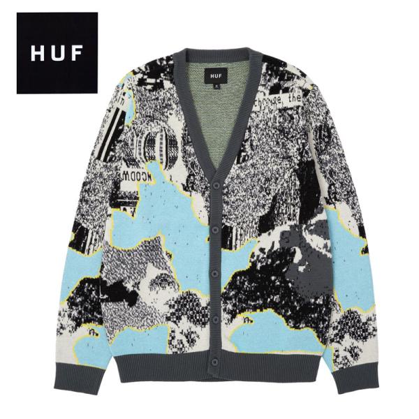 HUF（ハフ） 【並行輸入】ハフ MASHUP CARDIGAN SWEATER ニット