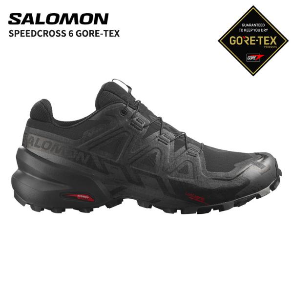 サロモン メンズ 超軽量 スニーカートレイルランニングシューズ  SALOMON スピードクロス 6 ゴアテックス SPEEDCROSS 6 GORE-TEX  L41738600