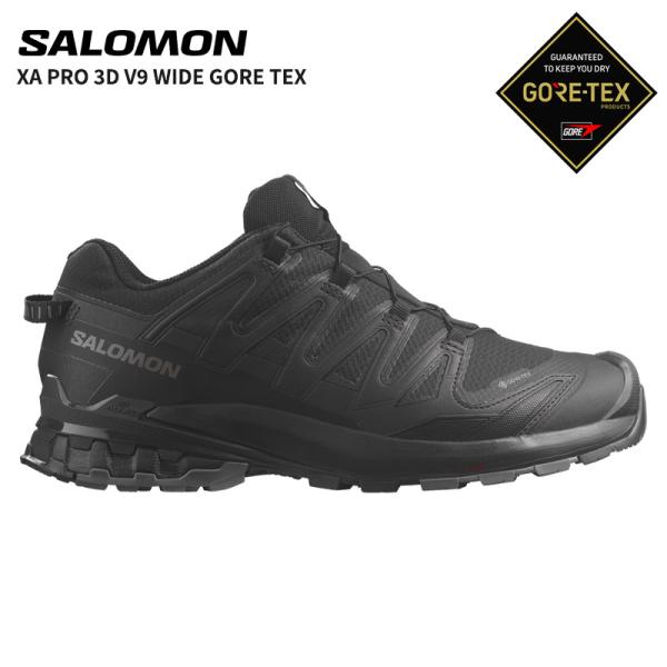 サロモン スニーカー SALOMON XA PRO 3D V9 WIDE GORE TEX メンズ 男性 トレイルランニングシューズ メンズ