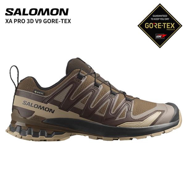 サロモン メンズ 防水 トレイルランニングシューズ SALOMON XA プロ 3D V9 ゴアテックス XA PRO 3D V9 GORE-TEX  L47881800