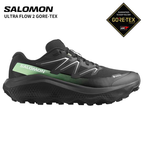 サロモン メンズ 防水 トレイルランニングシューズ SALOMON ウルトラ フロー2 ゴアテックス ULTRA FLOW 2 GORE-TEX L47981400