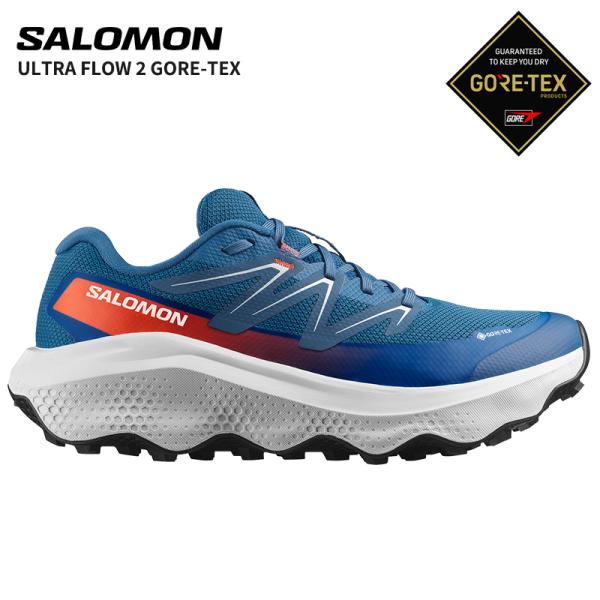 サロモン メンズ 防水 トレイルランニングシューズ SALOMON ウルトラ フロー2 ゴアテックス ULTRA FLOW 2 Dark GORE-TEX L47981500
