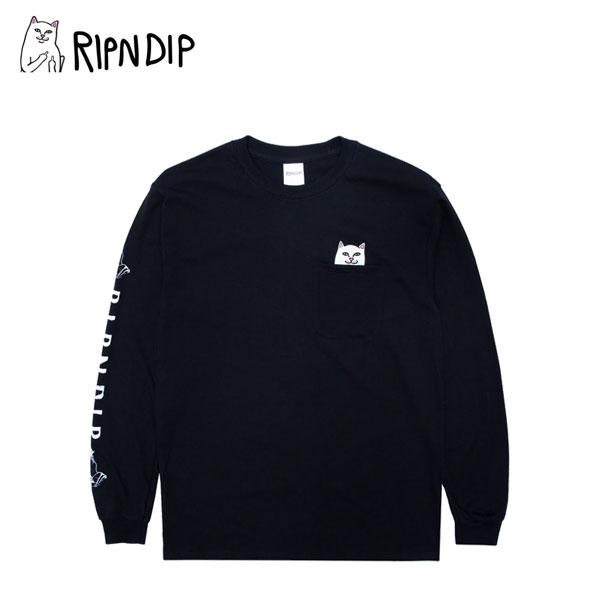 【RIPNDIP】Lord Nermal ポケット Tシャツ※送関込 RIPNDIP（リップンディップ）Lord Nermal Cropped Pocket Tee の