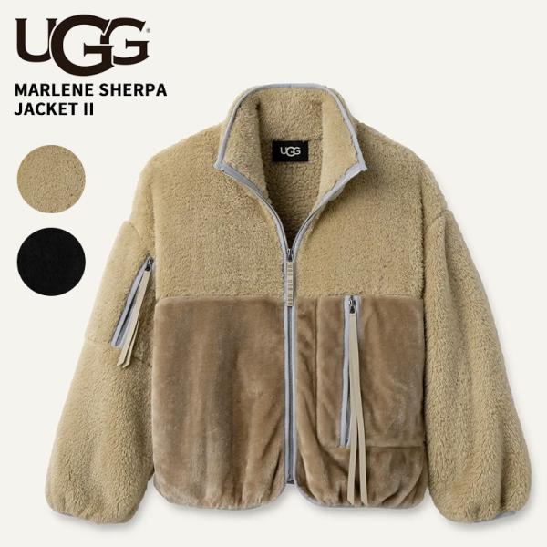 UGG（アグ） レディース フリースジャケット マーレーン シェルパ