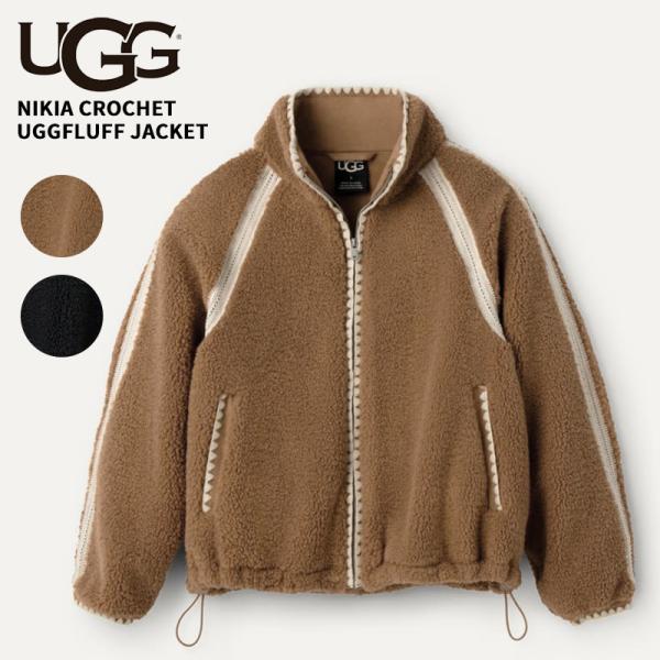 UGG（アグ） レディース ボアジャケット ニキア クロシェ UGGフラッフ